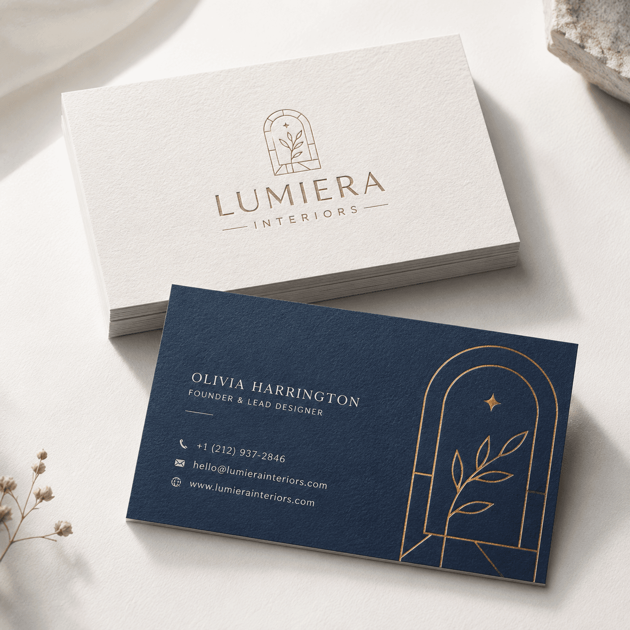 Textured Visiting Cards
